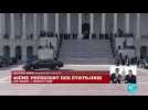 Investiture de Joe Biden : le président et sa vice-présidente en route vers le cimetière national d'Arlington