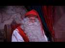 Finlande: sans touristes, ambiance solitaire pour le père Noël dans son village