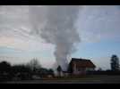 Feu de maison à Escombres-et-le-Chesnois