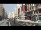 Tempête Filomena : la ville de Madrid paralysée par la neige