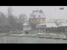 De gros flocons de neige sur le Jura