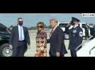 Melania Trump snobe Donald Trump, seul devant les caméras (vidéo)