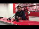 Stade de Reims : David Guion félicite Amandine Miquel pour sa prolongation de contrat