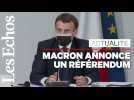 Macron annonce un référendum pour intégrer le climat à la Constitution