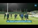 Entraînement au saut du lit avec les féminines de l'Estac