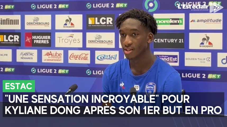 Vidéos Kyliane Dong 18 ans revient sur son but contre Dunkerque