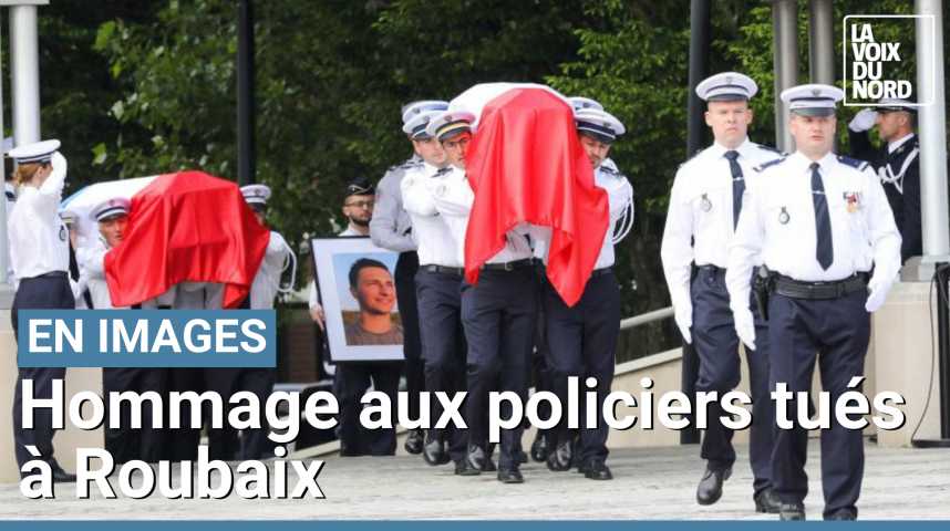 Hommage aux policiers tués à Roubaix à lEPIDE Cambrai est en deuil