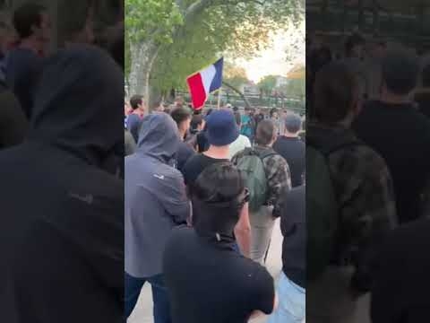 Vidéo Manifestation de l extrême droite et de Génération Identitaire