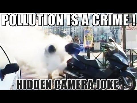 Funny Hidden Camera Prank : Traffic Pollution