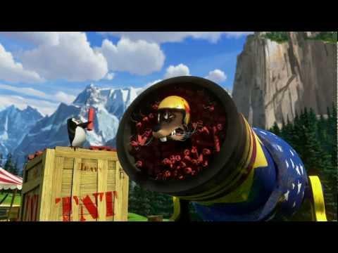 Madagascar 3: Europe's Most Wanted - Human Cannonball Clip - in cinemas 19th October
