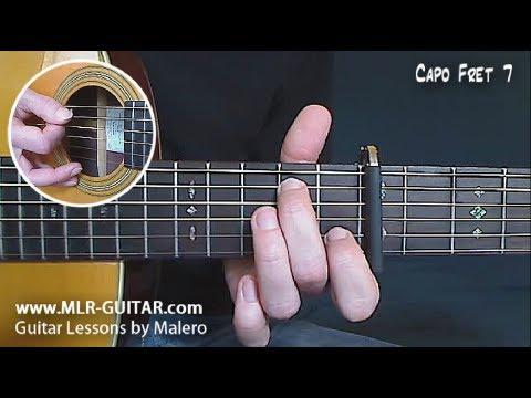 How to play "Blowin' In The Wind" - MLR-Guitar Lesson #1 of 3