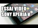 Vido Test Sony Xperia V - Dmonstration, prise en main