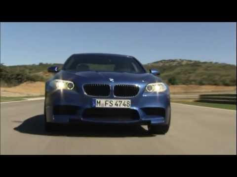 The BMW M5, Model year 2011   Driving shots race track