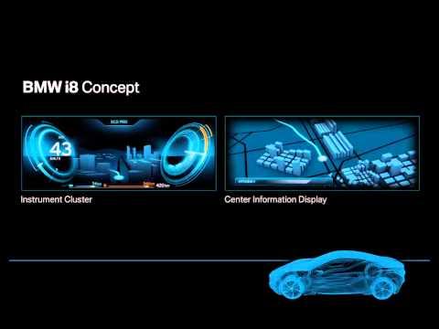 BMW i8 Concept Center Information Display