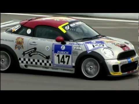 Test laps with the MINI John Cooper Works Coupé Endurance   driving at Nürburgring Nordschleife
