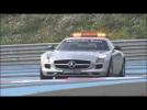 Mercedes Benz SLS AMG F1 safety car Footage