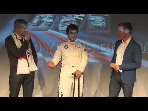 Alex Zanardi BMW M3 DTM Car Pressconference at the Nurburgring en