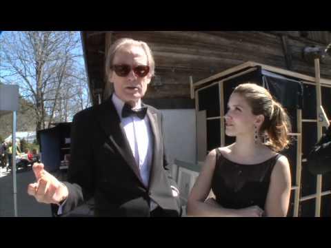 CHALET GIRL - Behind the scenes with Bill Nighy and the rest of the cast!