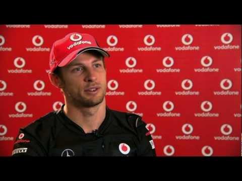 F1 Jenson Button Interview  on Brazil Grand Prix Interlagos