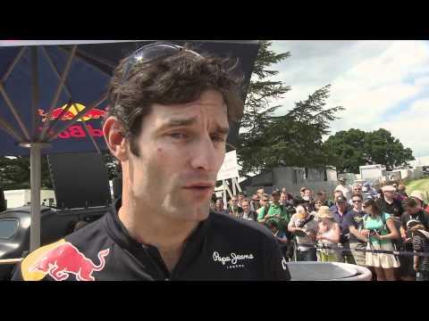 F1 Red Bull Racing 2011   Goodwood   Interview with Mark Webber