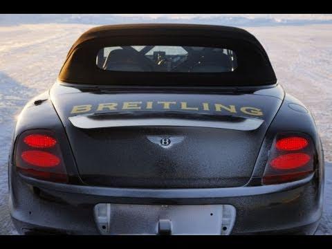 Bentley Supersports Convertible Ice Speed Record 2011 (High Quality)