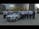 Car hand over and guided tour through Audi's paint shop with the ERC Ingolstadt Ice Hockey Team