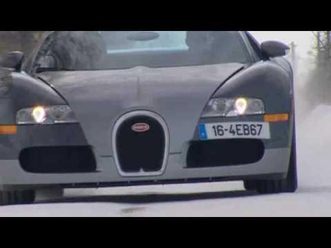 Bugatti Veyron 16.4 Cold test Sweden 1