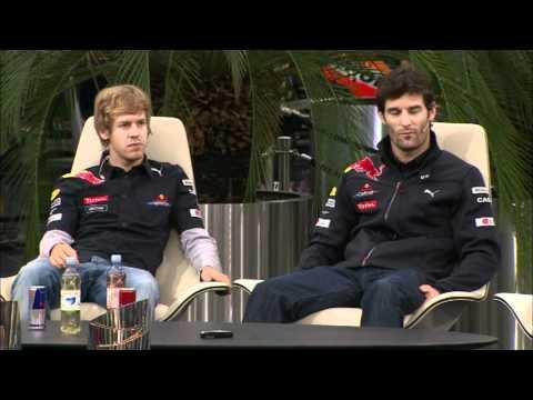 Formula 1 World Champion 2010 - Red Bull Racing - Live Programme Press Conference at Salzburg