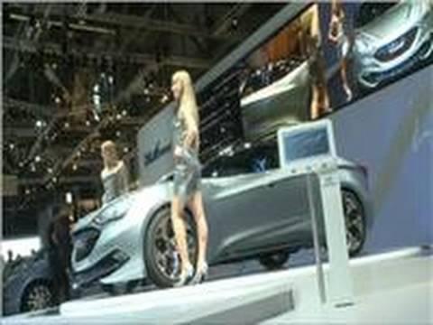 World Premiere Hyundai i-flow Concept Car Geneva Motor Show 2010