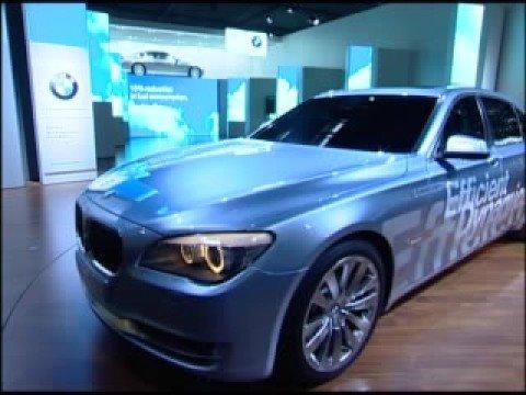 World premiere of the BMW Concept 7 Series ActiveHybrid Paris Motor Show 2008