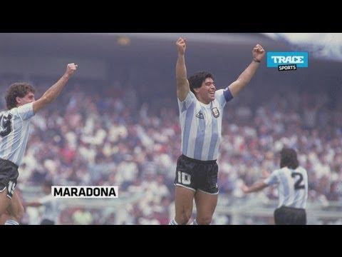 Sporty News: Maradona shakes the hand of God