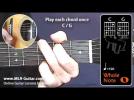 Beginners Guitar Lessons : "Major Chords - Exercise 1 : C / G"