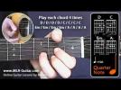 Beginners Guitar Lessons : "Major & Minor Chords - Exercise 2 : D / C / Em / A"