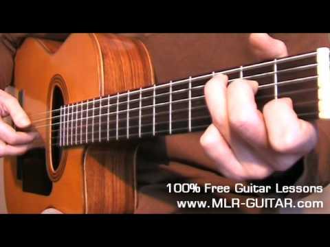 Beginners Guitar Lesson - Fingerstyle exercise in C major - Part 3