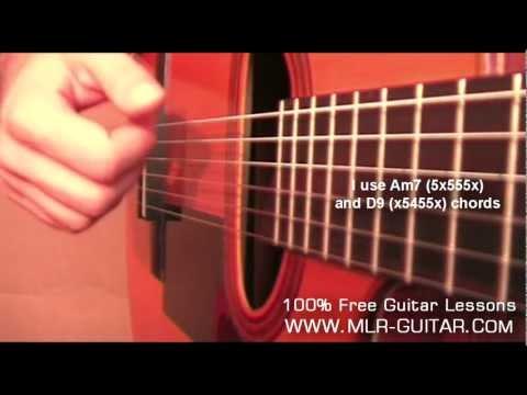 How to play Bossa Nova on guitar - Guitar Lesson #1 of 2