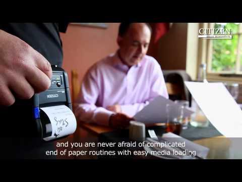 Citizen CMP-20 and CMP-30 Mobile-Portable Printers in Action
