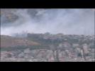 Forest fires rage near Athens