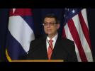 Cuban Foreign Minister calls for lifting of embargo at embassy opening