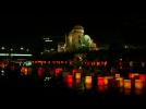 Floating lanterns mark 70th anniversary of Hiroshima bombing