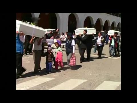 Peruvian government returns remains of 1980's conflict victims