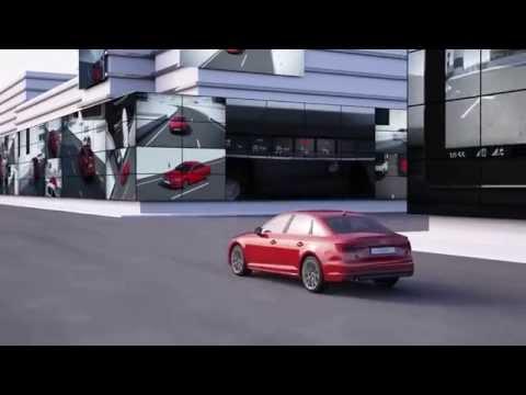 Audi A4 - Animation rear cross traffic assist | AutoMotoTV