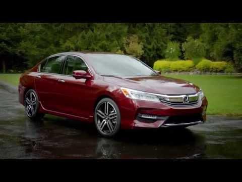 2016 Honda Accord Touring Sedan in Pearl Driving Video | AutoMotoTV