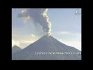 Mexico volcano erupts, spewing ash
