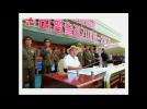 North Korean leader inspects air force contest, part of “war preparations"