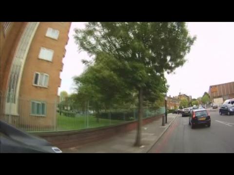 Pedestrian attacks cyclist, pushing her off bike