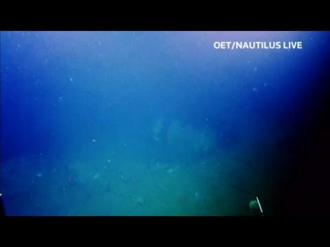 Oceanographers explore airship underwater wreckage site