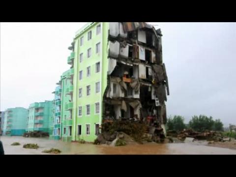 Flooding in North Korea kills 40, strands thousands