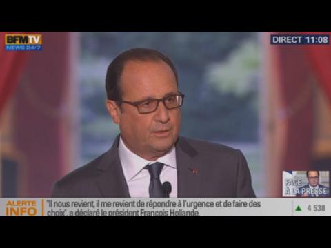 Hollande announced "in Syria reconnaissance flights"