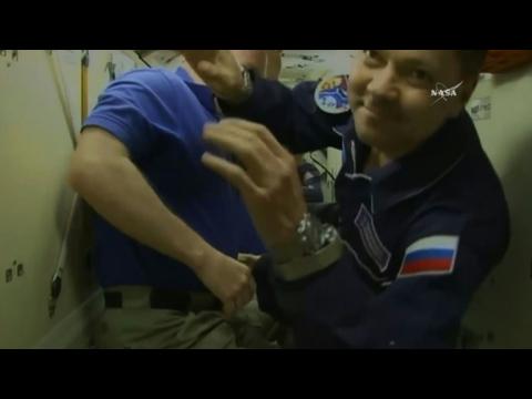 Rocket carrying Russian, Japanese, US crew docks with ISS