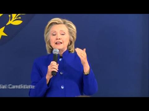 Hillary Clinton outlines education plan
